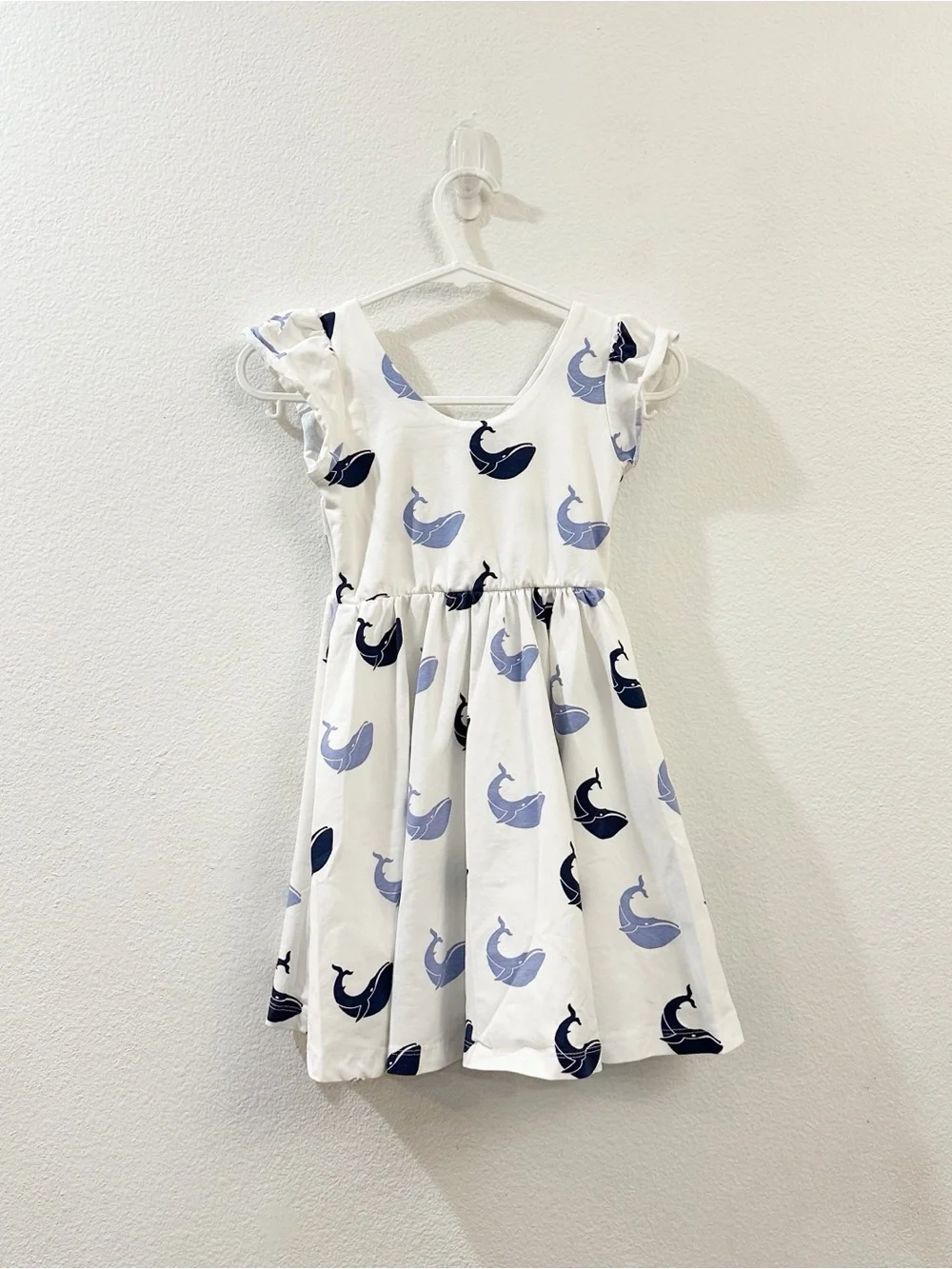 Monica + Andy Flutter Sleeve Whale Dress Size 5